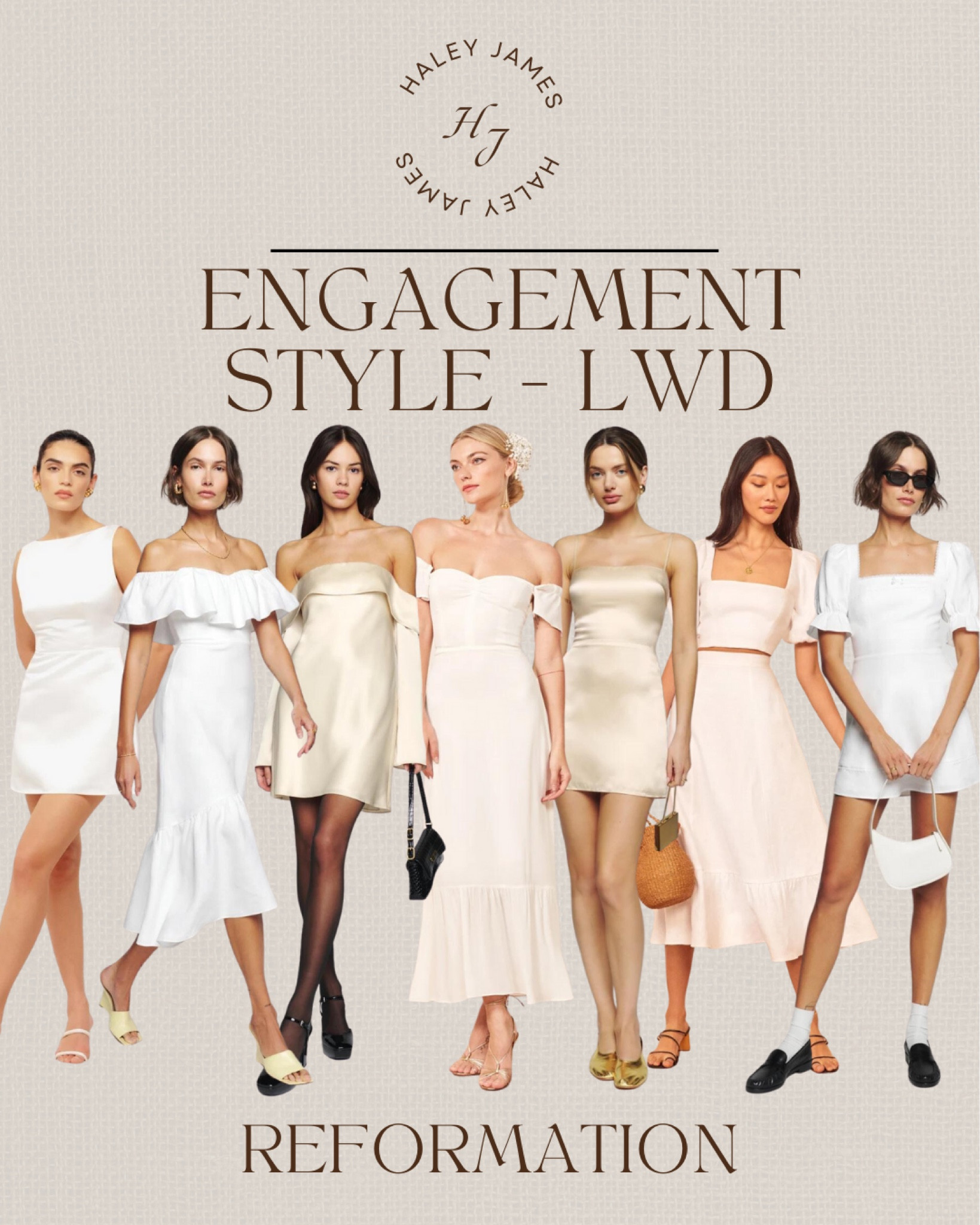 Haley James Style: Engagement Session “Little White Dress” inspiration 

#LTKstyletip #LTKwedding #LTKshoecrush