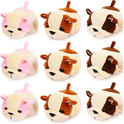 9 Pieces Cute Stuffed Animal Toy Puppy Dog Mini Plush Puppy Party Favors Stuffed Doll Pendant Soft A | Amazon (US)