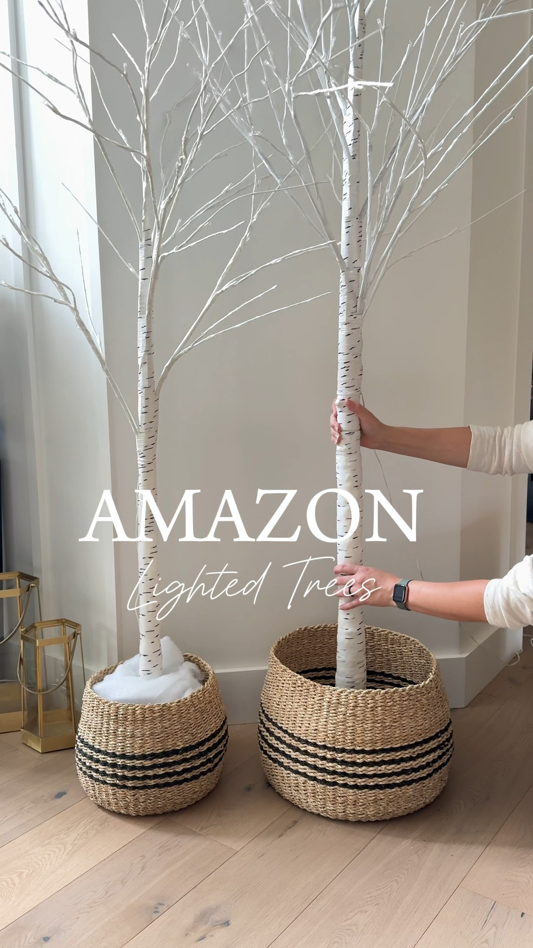 One of my favorite finds! These viral lighted birch trees bring that perfect luxe vibe to any space. 🌿✨ Whether indoors or outdoors, they instantly elevate your decor this holiday season. This set includes 4FT, 6FT, and 8FT trees and I also have the brown set on my front porch for that extra cozy touch. Perfect for year-round magic! 🌲 

#BirchTreeVibes #MinimalLuxe #OutdoorDecor #LightUpYourSpace #HomeStyle #winterdecor #amazonfinds #holidaydecor #viralbirchtree #lightedbirchtree #homedecorfinds 

#LTKHome #LTKHoliday #LTKSeasonal