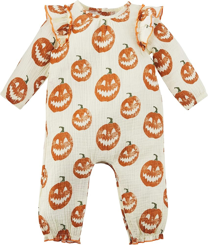 Mud Pie baby-girls Halloween Pumpkin Outfit | Amazon (US)
