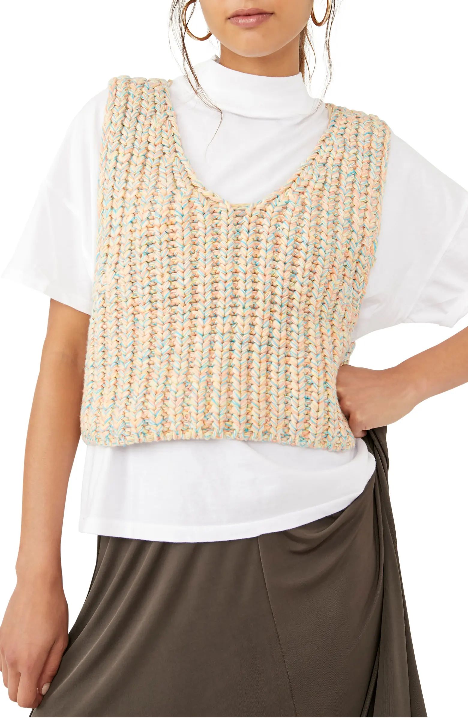 Free People Hoopla Sweater Vest | Nordstrom | Nordstrom