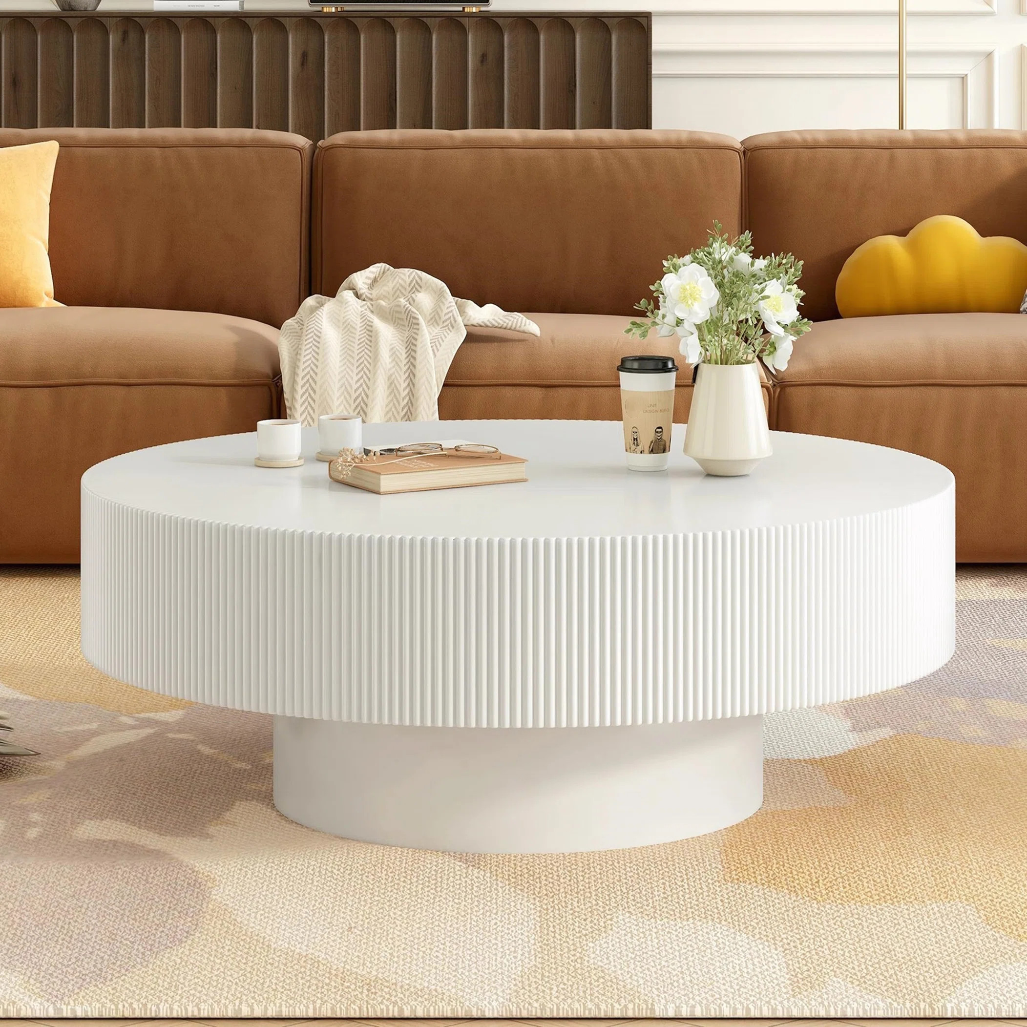 Ivy Bronx Round Coffee Table | Wayfair | Wayfair North America