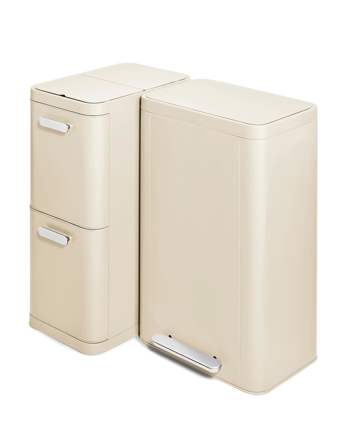 Caraway Rectangular Trash and Recycling Duo | Amazon (US)