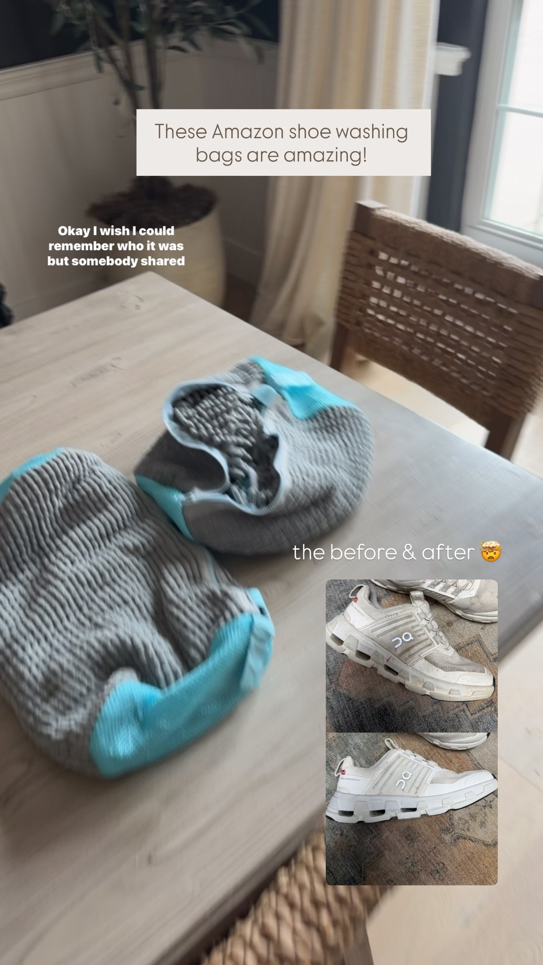 My new favorite way to clean shoes!!

Shoe washing bag 

#LTKSaleAlert #LTKmomlife #LTKHome