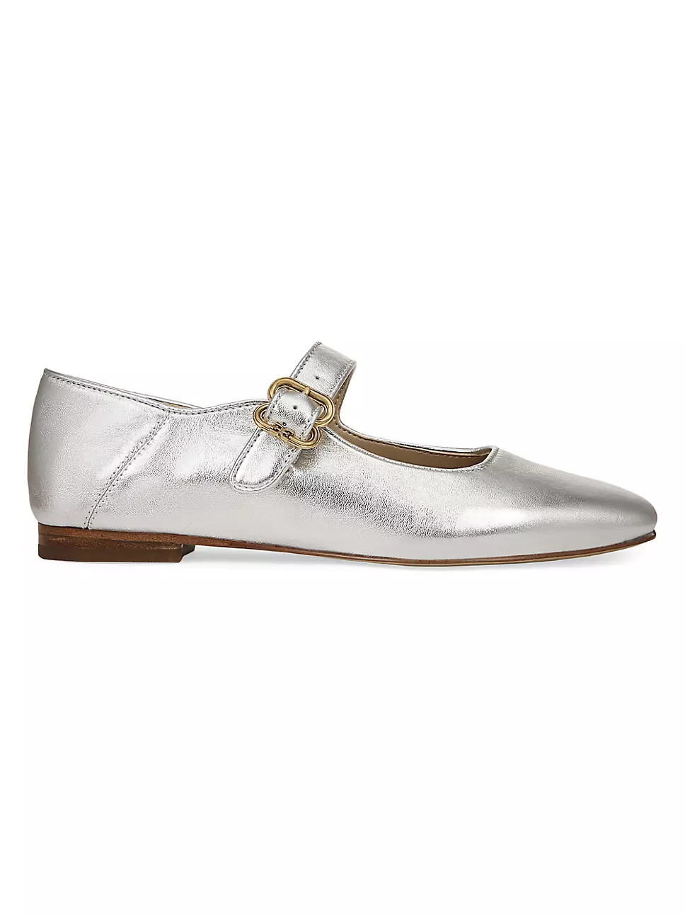 Michaela Metallic Leather Mary Janes | Saks Fifth Avenue