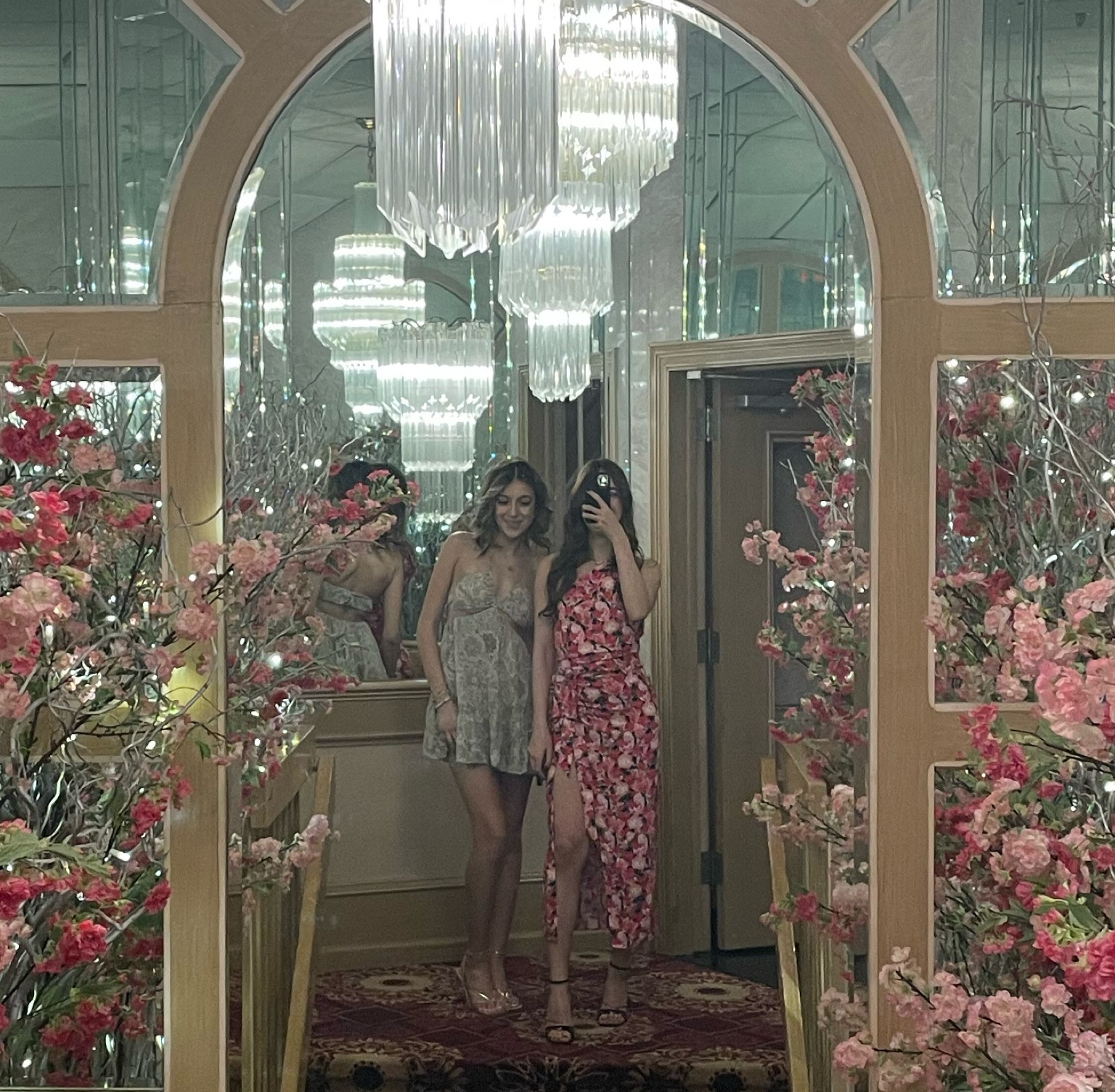 Pink floral midi dress with slit!

#LTKstyletip #LTKparties #LTKshoecrush