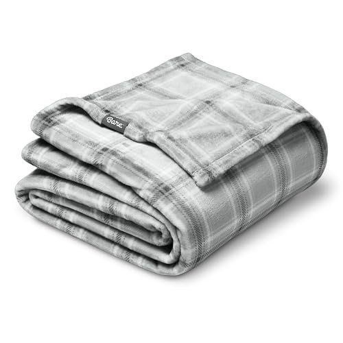 Bare Home Fleece Blanket - Full/Queen - Ultra-Soft Lightweight for Bed, Sofa, and Couch - Luxury Microplush - Cozy Warm Blanket (Full/Queen, Tartan Plaid) | Amazon (US)