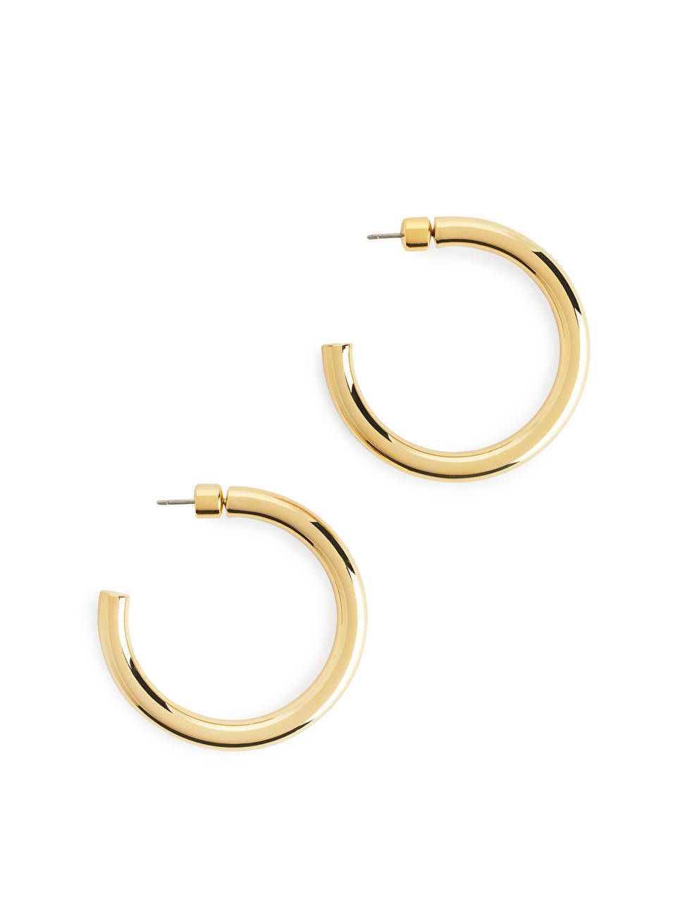 Gold-Plated Hoops | ARKET (US&UK)