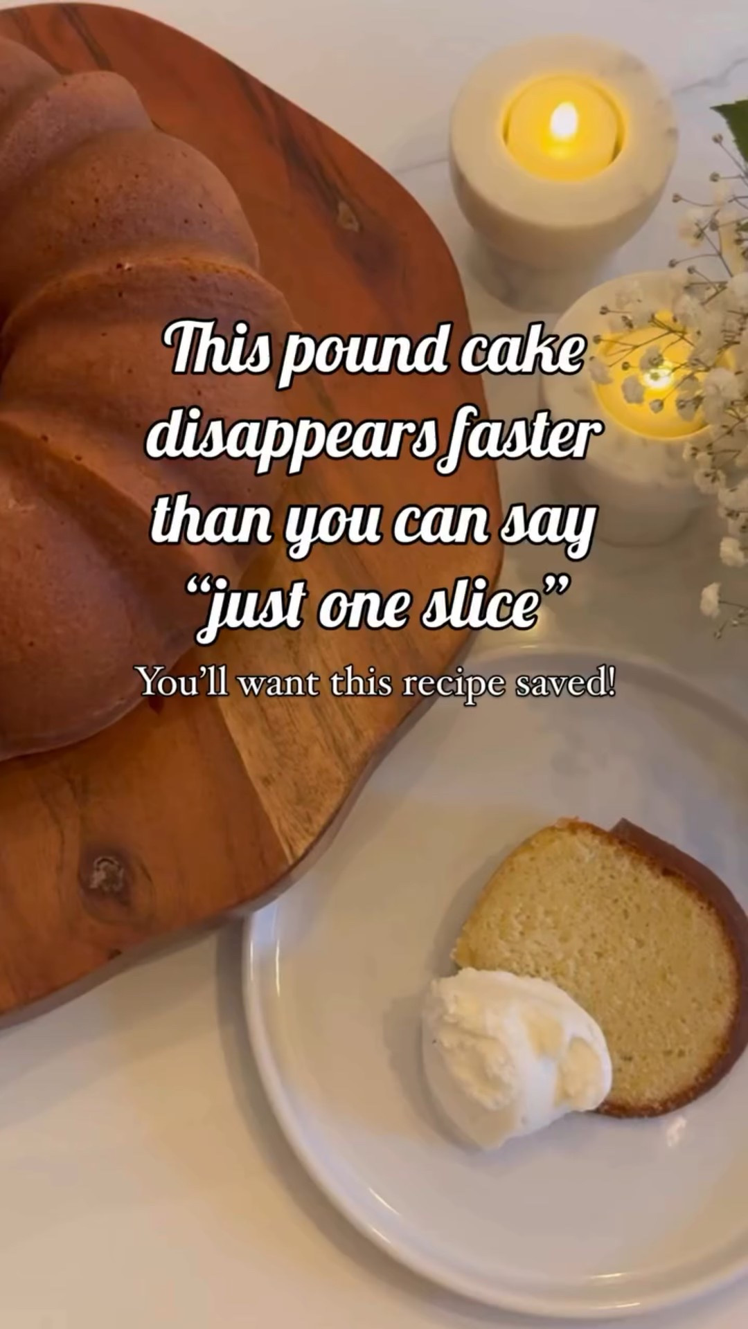 This pound cake disappears faster than you can say “just one slice”

Would you top this with whipped cream, ice cream, or berries? 

Save this and let me know your go-to dessert!

📌 Save this for the next time you need a no-fail, crowd-pleasing cake.

#SaveThisRecipe 
#HomeBaking 
#PoundCakePerfection 
#kitchenaidmixer #kitchenaid 

#LTKHome