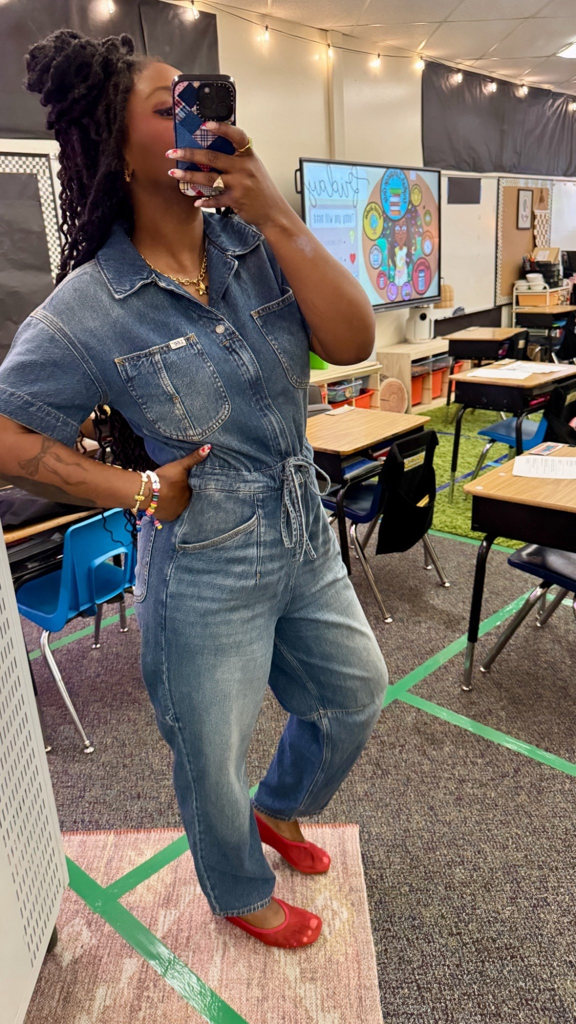 Friday! 
Jumpsuit: Small

#LTKdayinmylife #LTKgrwm #LTKootd