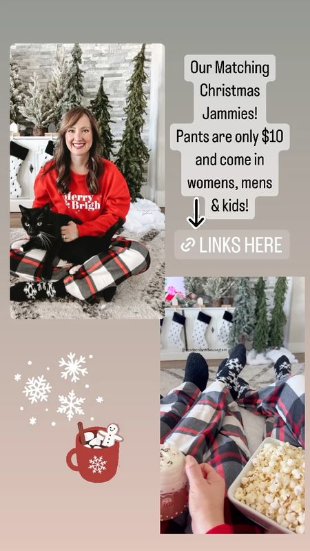 Matching family Christmas pajamas PJS jammies pants Buffalo check fuzzy socks kids men’s women’s teens gift guide 

#LTKHoliday #LTKkids #LTKfamily