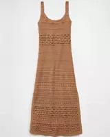 AE Bodycon Crochet Maxi Dress | American Eagle Outfitters (US & CA)