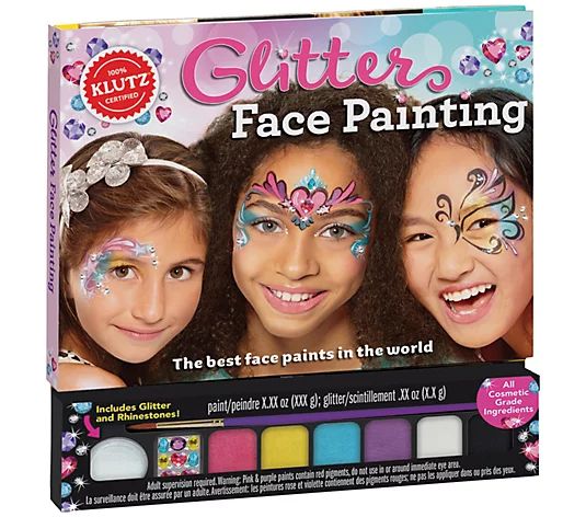 Klutz Glitter Face Painting Kit - QVC.com | QVC