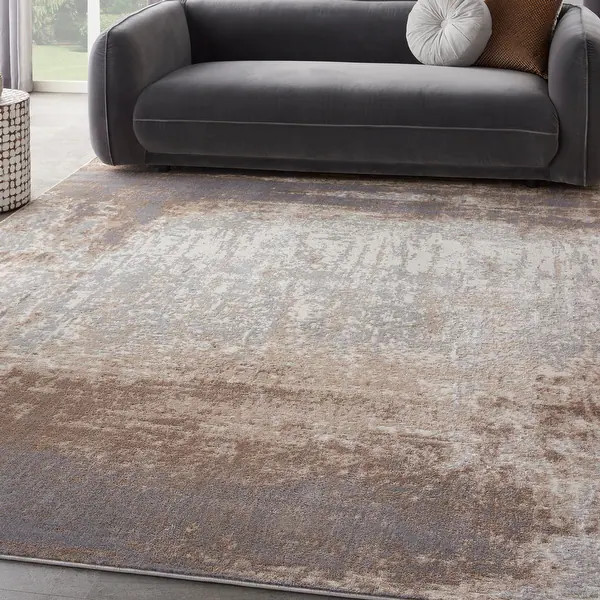 Nourison Elation Vintage Abstract Contemporary Area Rug - On Sale - Overstock - 32664905 | Bed Bath & Beyond