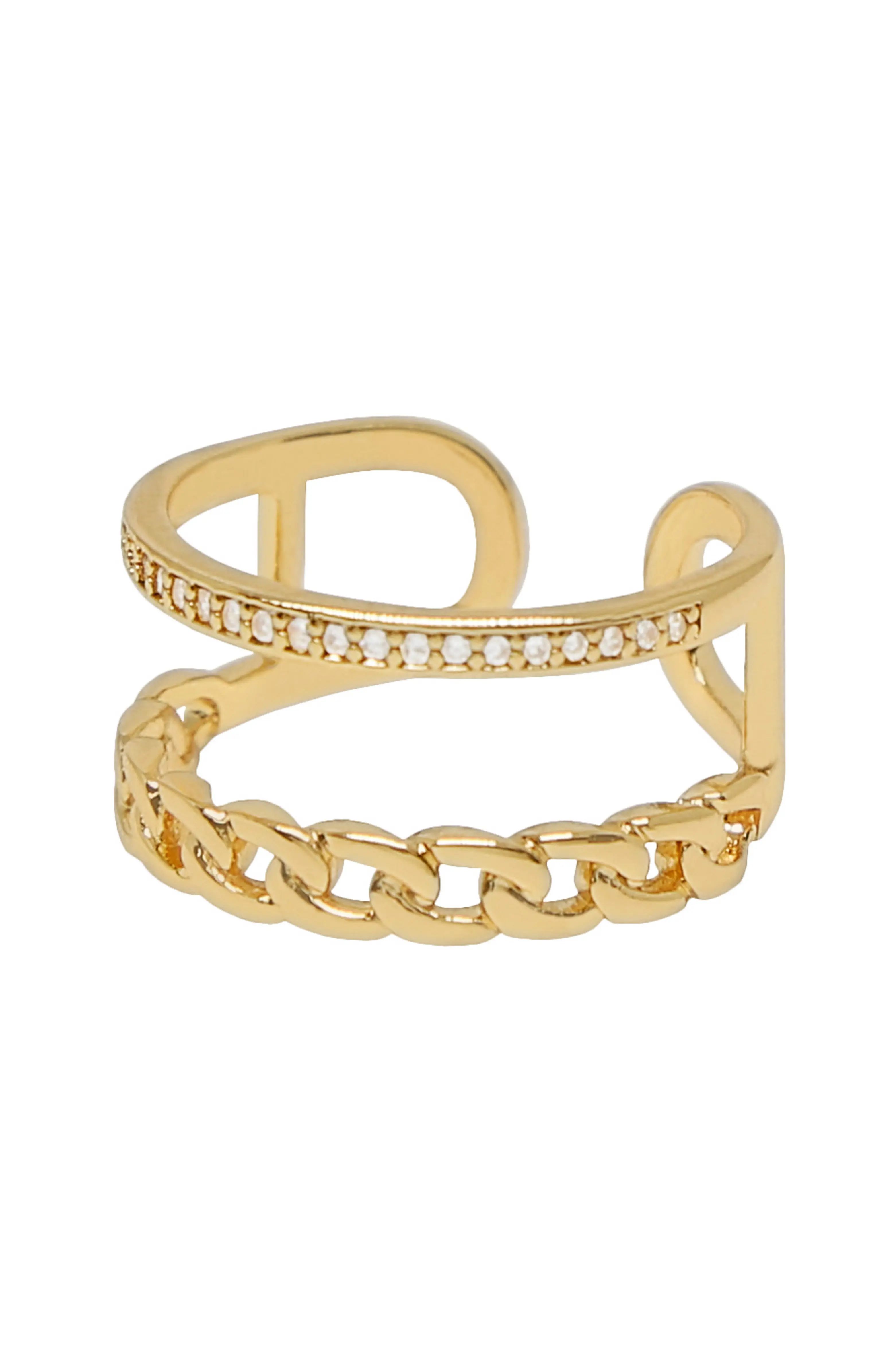 Cubic Zirconia Rope Ring | Nordstrom