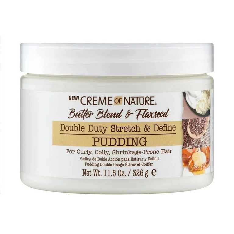 Creme of Nature Butter Blend and Flaxseed Stretch and Define Pudding, 11.5 Oz | Walmart (US)