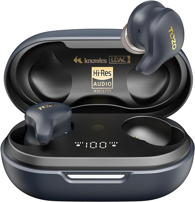 TOZO Golden X1 Wireless Earbuds Balanced Armature Driver and Hybrid Dynamic Driver, Bluetooth Hea... | Amazon (US)