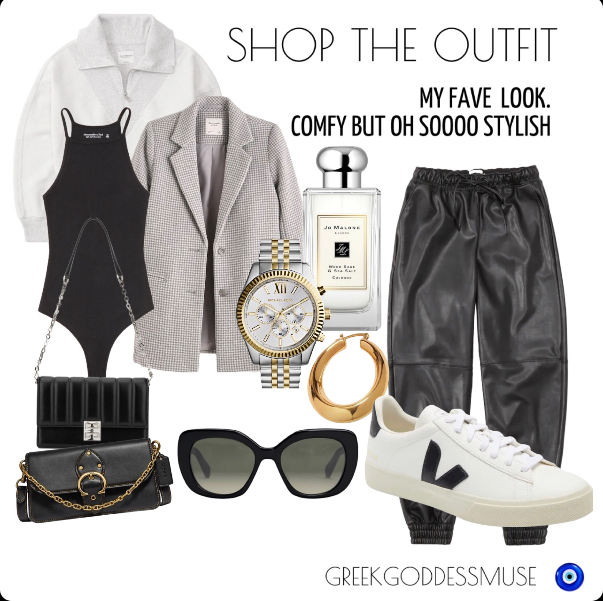 Comfy but yet very stylish. A great outfit for anytime. Running errands during the day. Going for Happy Hour, etc...

#LTKeurope #LTKstyletip #LTKitbag