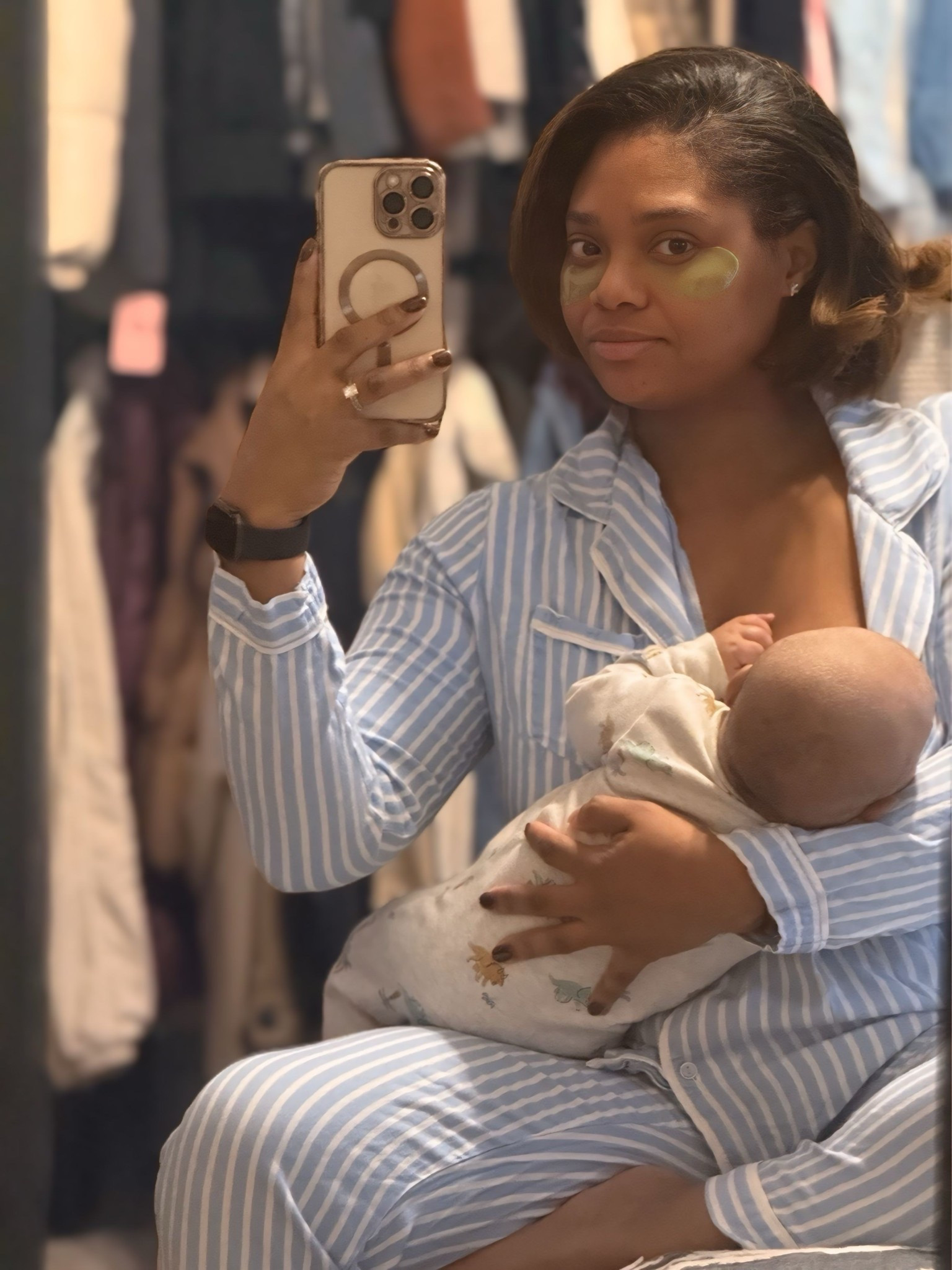 I’m a mother, no drama! 

Breastfeeding is sacred work, a gift, a bond, and a legacy. 🤎 During Black Maternal Health Week, I’m honoring the strength, resilience, and beauty of Black mothers who nourish their babies with love despite the challenges. Here’s to more support, more resources, and more room for us to thrive. 🤎✨ #BlackMaternalHealthWeek #BreastfeedingJourney #BlackMomsMatter

#LTKmomlife #LTKdayinmylife #LTKBaby