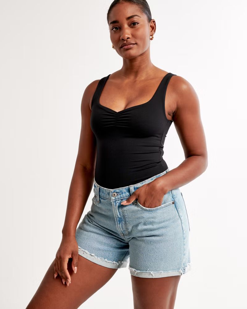 Women's Seamless Fabric Sweetheart Bodysuit | Women's Up To 25% Off Select Styles | Abercrombie.c... | Abercrombie & Fitch (US)