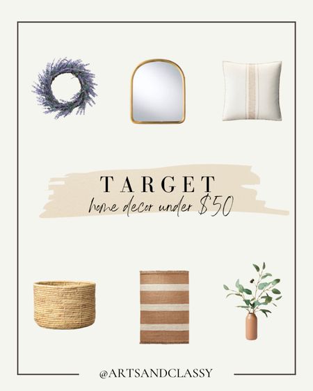 Home decor finds from Target, all under $50! These budget-friendly funds are perfect for summer.

#LTKFind #LTKunder50 #LTKhome