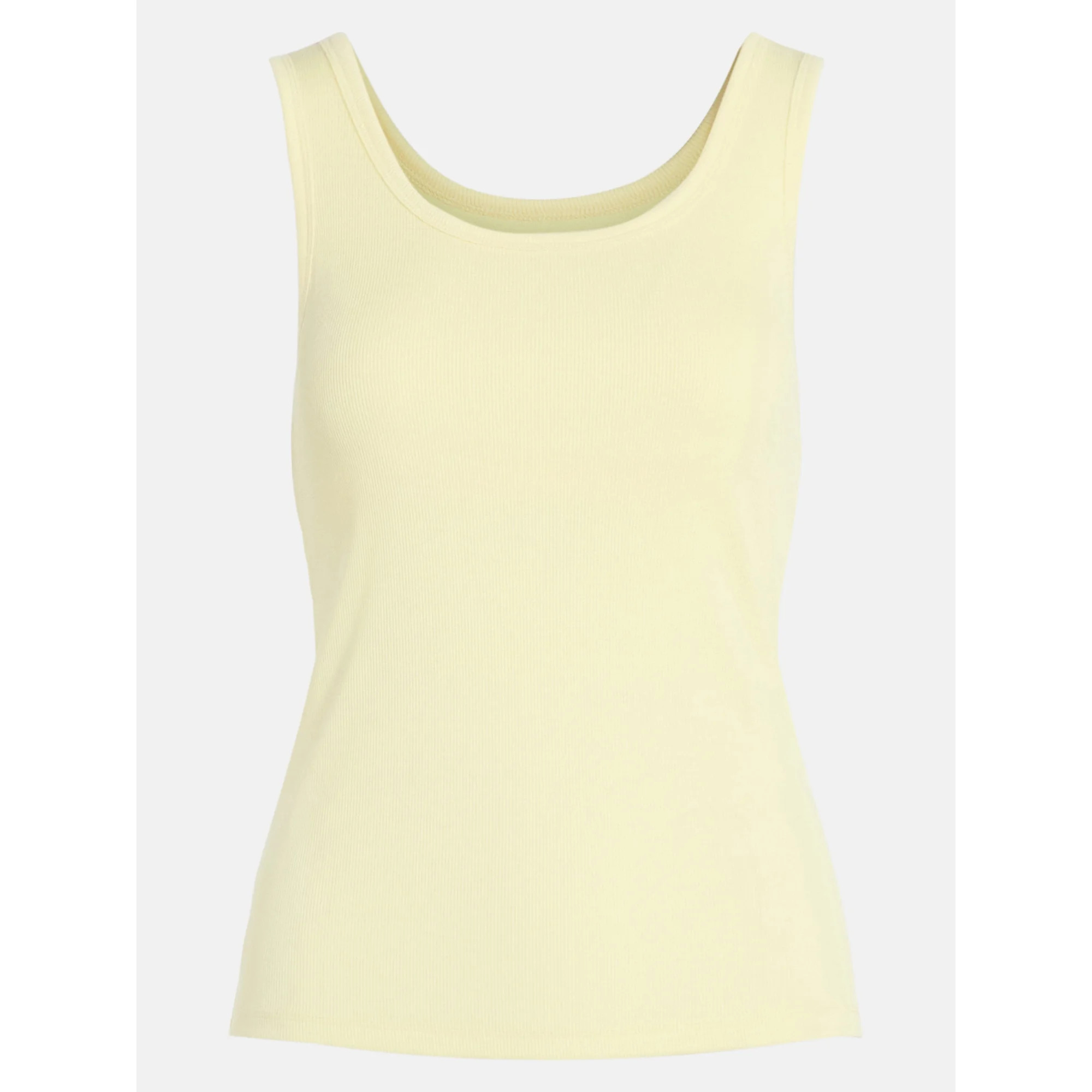 Joyspun Women's Ribbed Tank with Inner Bra, Sizes XS-3X - Walmart.com | Walmart (US)