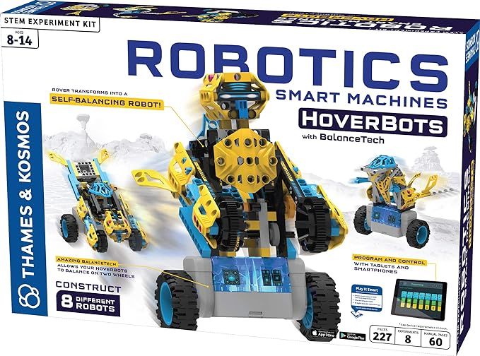 Thames & Kosmos Robotics: Smart Machines – HoverBots w/ BalanceTech STEM Experiment Kit | Build... | Amazon (US)
