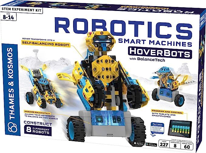 Thames & Kosmos Robotics: Smart Machines – HoverBots w/ BalanceTech STEM Experiment Kit | Build... | Amazon (US)