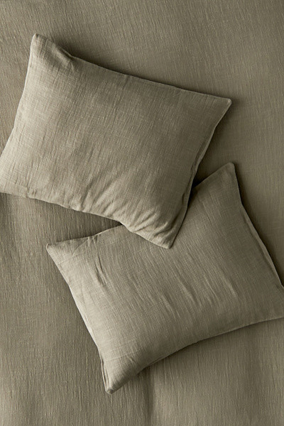 Cozy Slub Sham Set | Urban Outfitters (US and RoW)