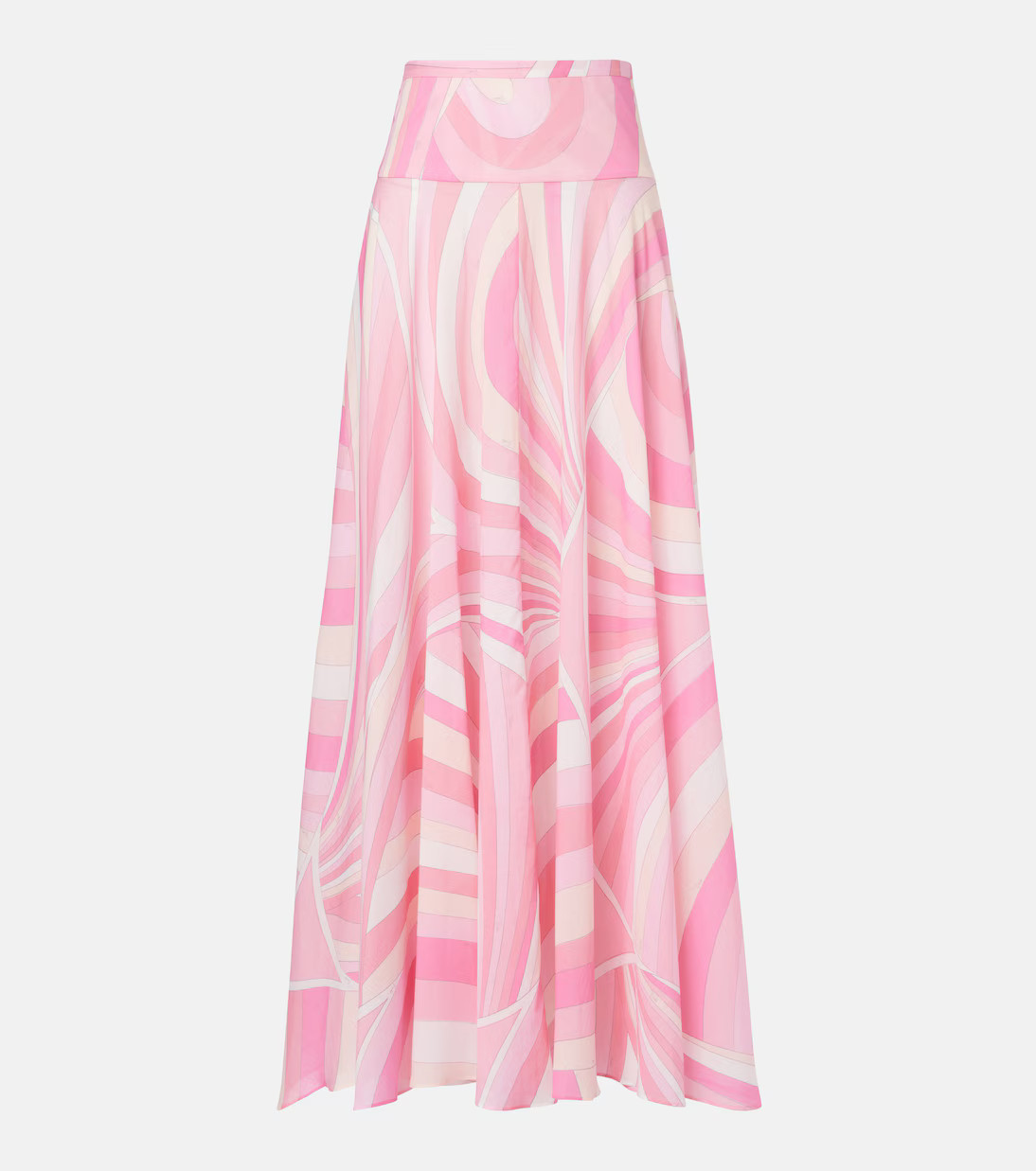 Iride high-rise cotton maxi skirt | Mytheresa (INTL)