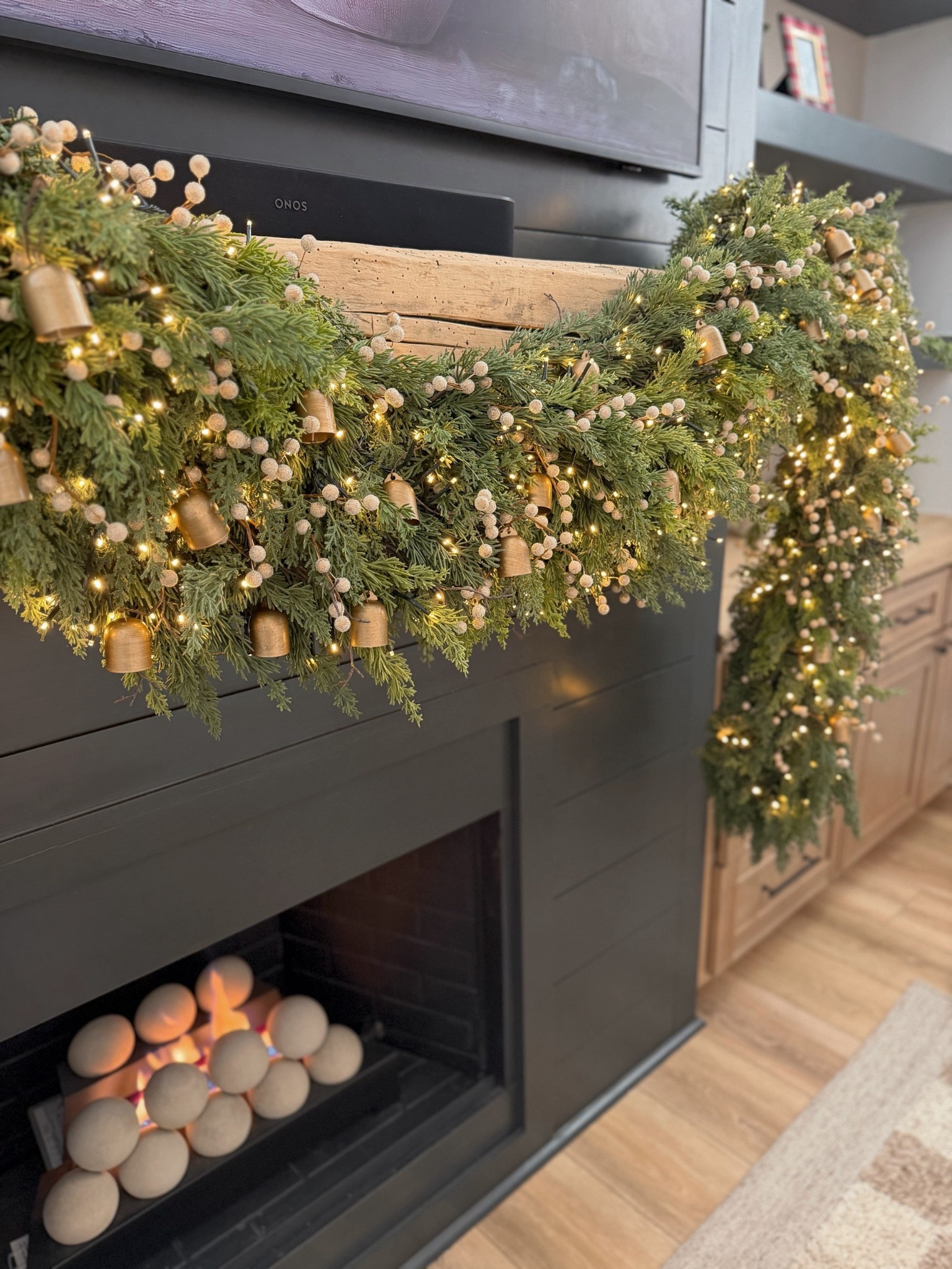 Mantel garland this year 🌲✨🎅🏼 love it so much! Garland linked + lights! I ended up needing more lights so I opted for my second fave! Also linked my fairy ones I’m using in a different spot I shared on IG recently! So cozy!

Home decor / Christmas / holiday season / neutrals / xmas decor / Holley Gabrielle 

#LTKHoliday #LTKHome #LTKStyleTip