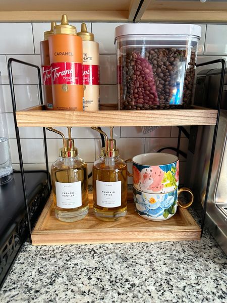 Coffee station refresh ✨ #coffeebar #coffeestation

#LTKhome