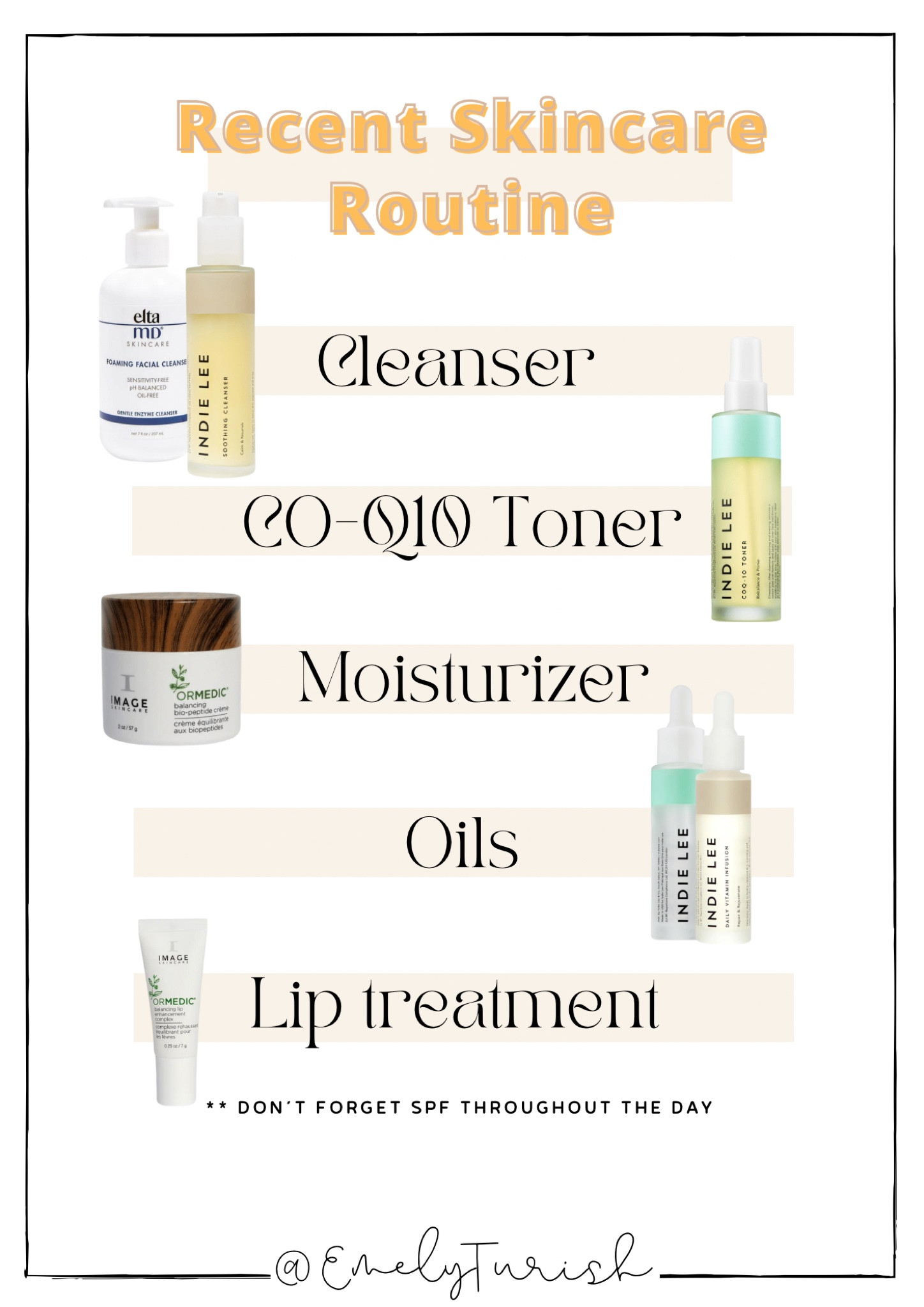 My summer skincare routine that I’m taking into Fall and Winter. The moisturizer has been amazing on my dry skin. All products are good for all skin types. 


Skincare routine, minimal skincare, clean beauty, green beauty, dry skin, sensitive skin, fall skincare routine, winter skincare, facial oil, date night skincare, affordable skincare, Amazon finds, Amazon skincare

#LTKstyletip #LTKbeauty #LTKunder100