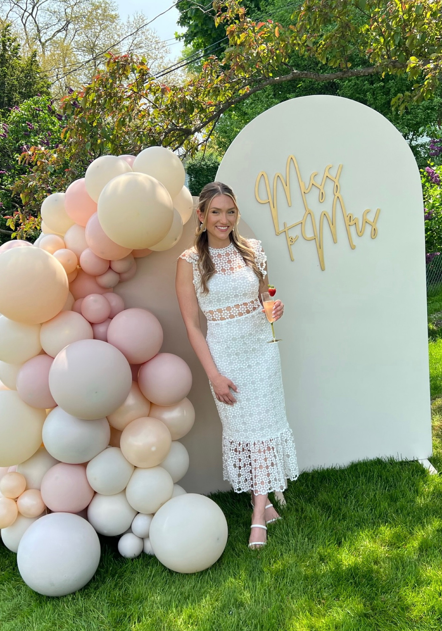 🤍🌸 dress is size 2 & I would say runs a little big! Shoes are old
from target  #ltkbridal #bridaldress #bridalshower #whitedress
#bridalshowerdress #bridaloutfit #2023bride #bridetobe #petalandpup #target 

#LTKunder100 #LTKstyletip #LTKwedding