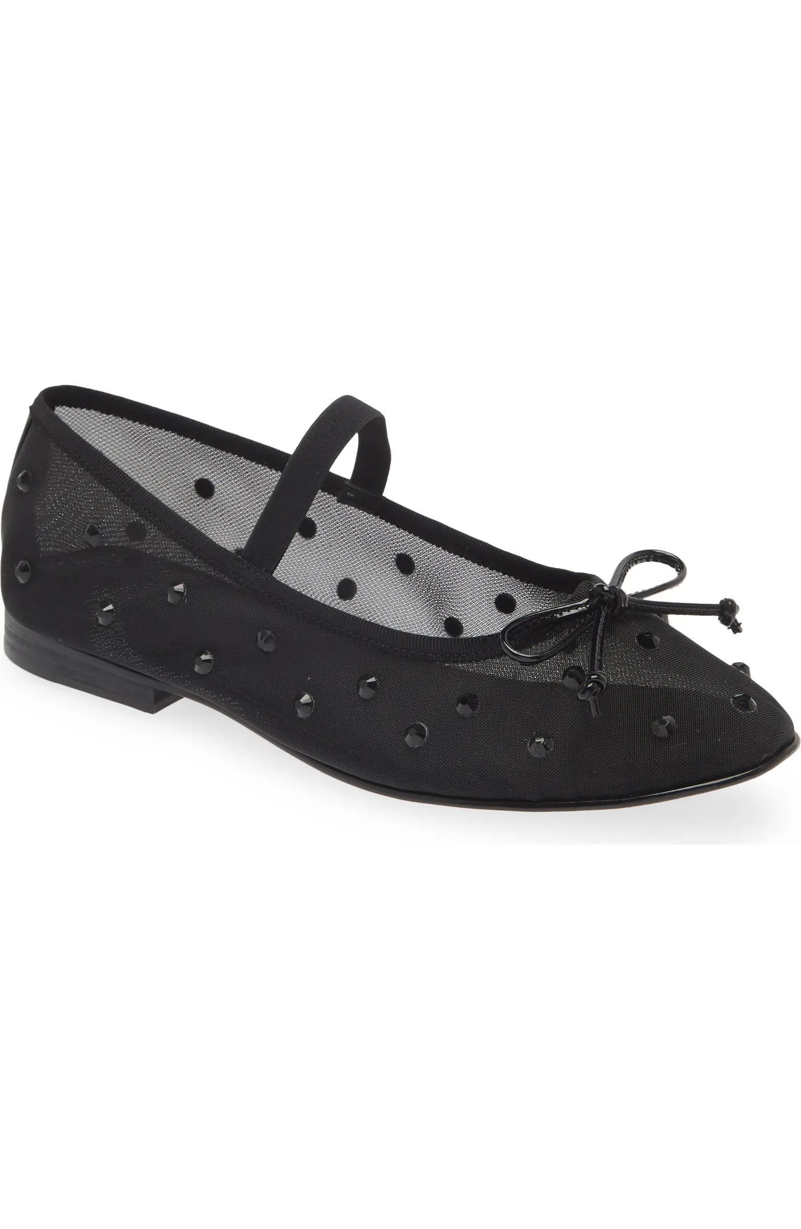 Releve Crystal Embellished Mary Jane Flat (Women) | Nordstrom