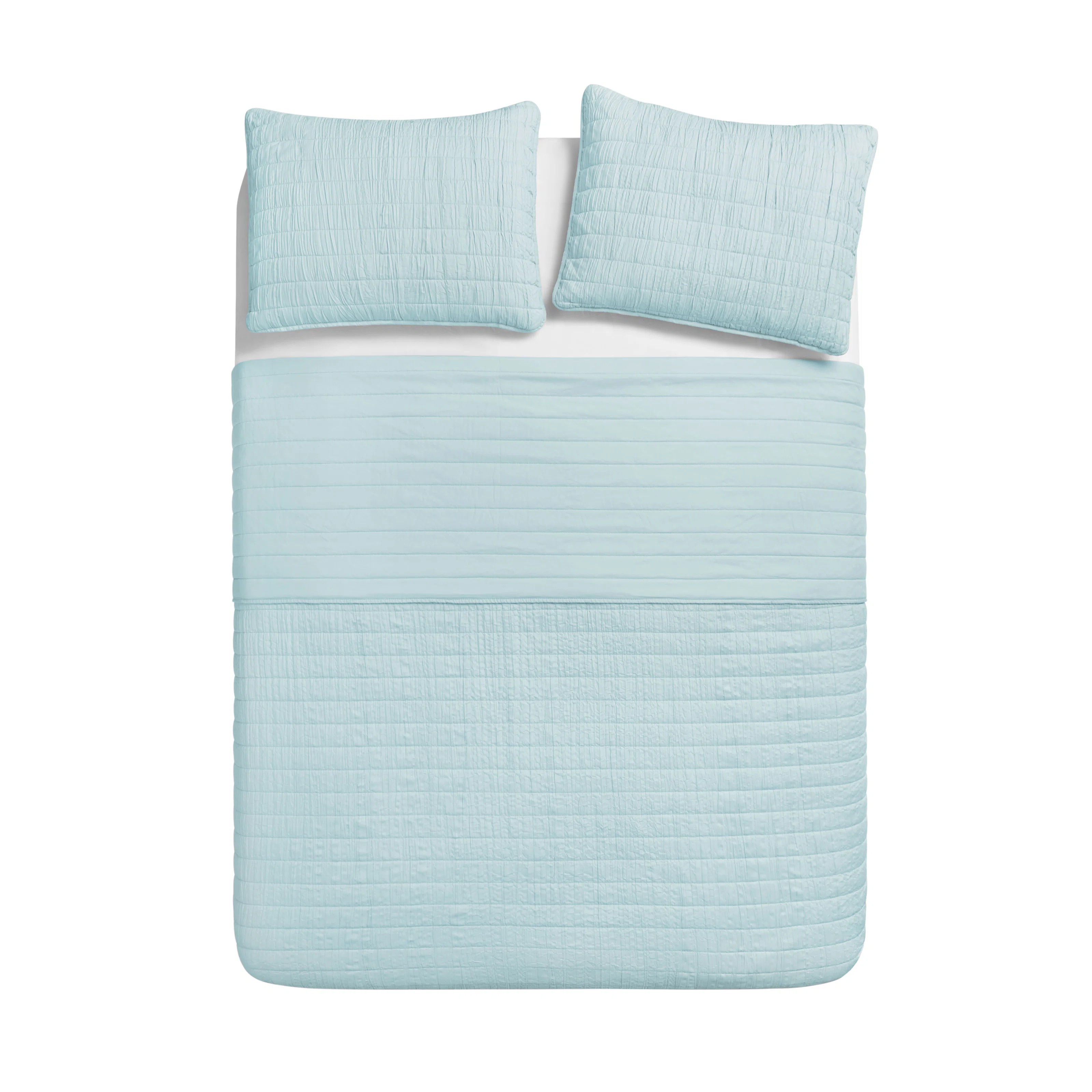 Swift Home Ultra Soft Crinkle Washed Microfiber 3-Piece Quilt Set & Reviews | Wayfair | Wayfair North America