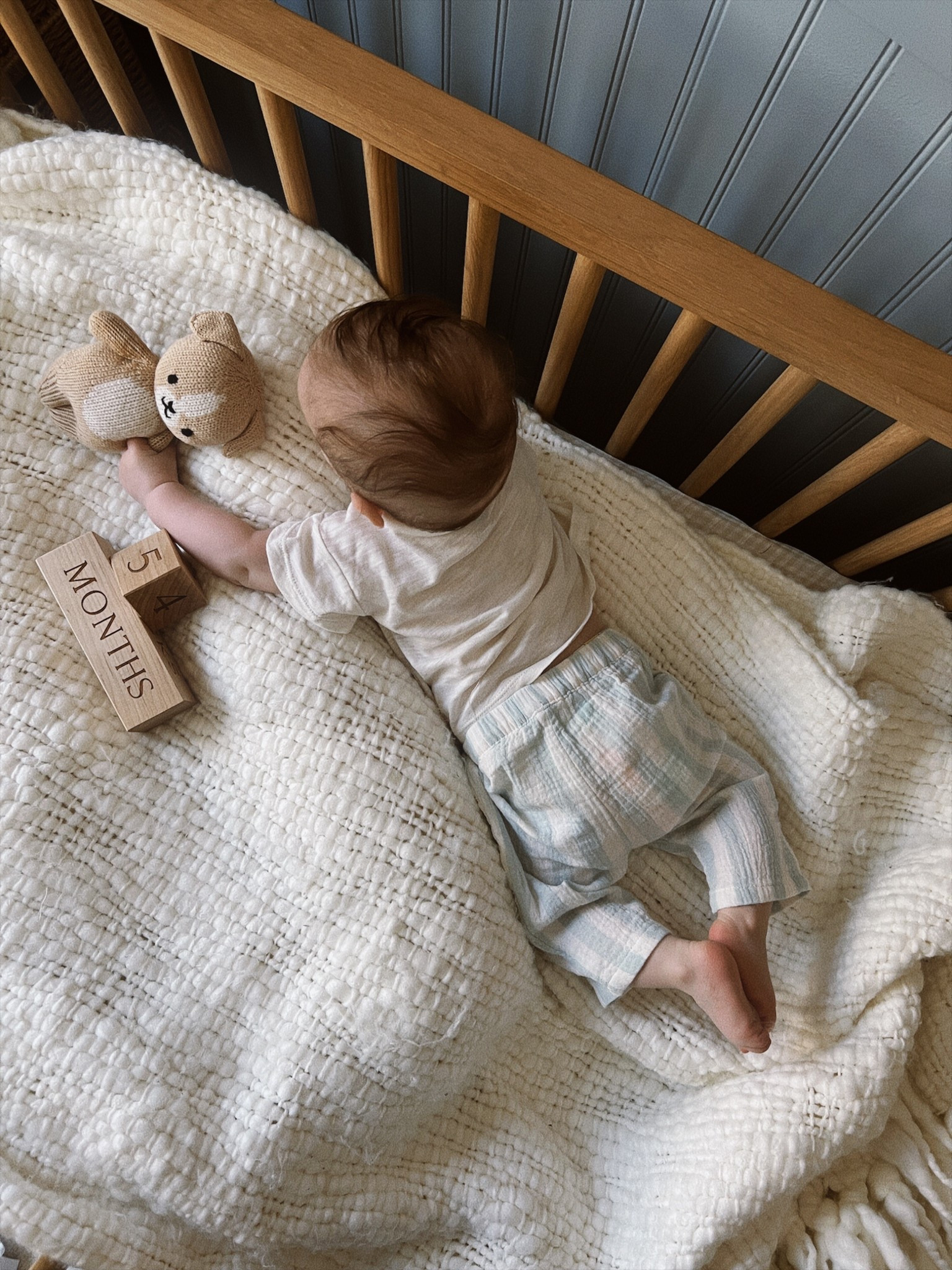 Rhys is 5 months old! I love using these blocks for his milestone pics! 

#LTKBaby