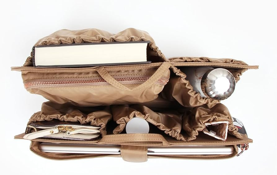 ToteSavvy – Deluxe Tote Organizer (14x10x5”) – 10 Pockets in Nylon – Work Bag Organizer f... | Amazon (US)