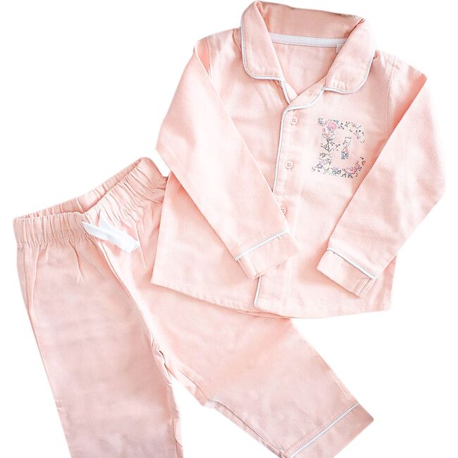 Liberty of London Children's Personalised Classic Pyjamas, Pink | Maisonette