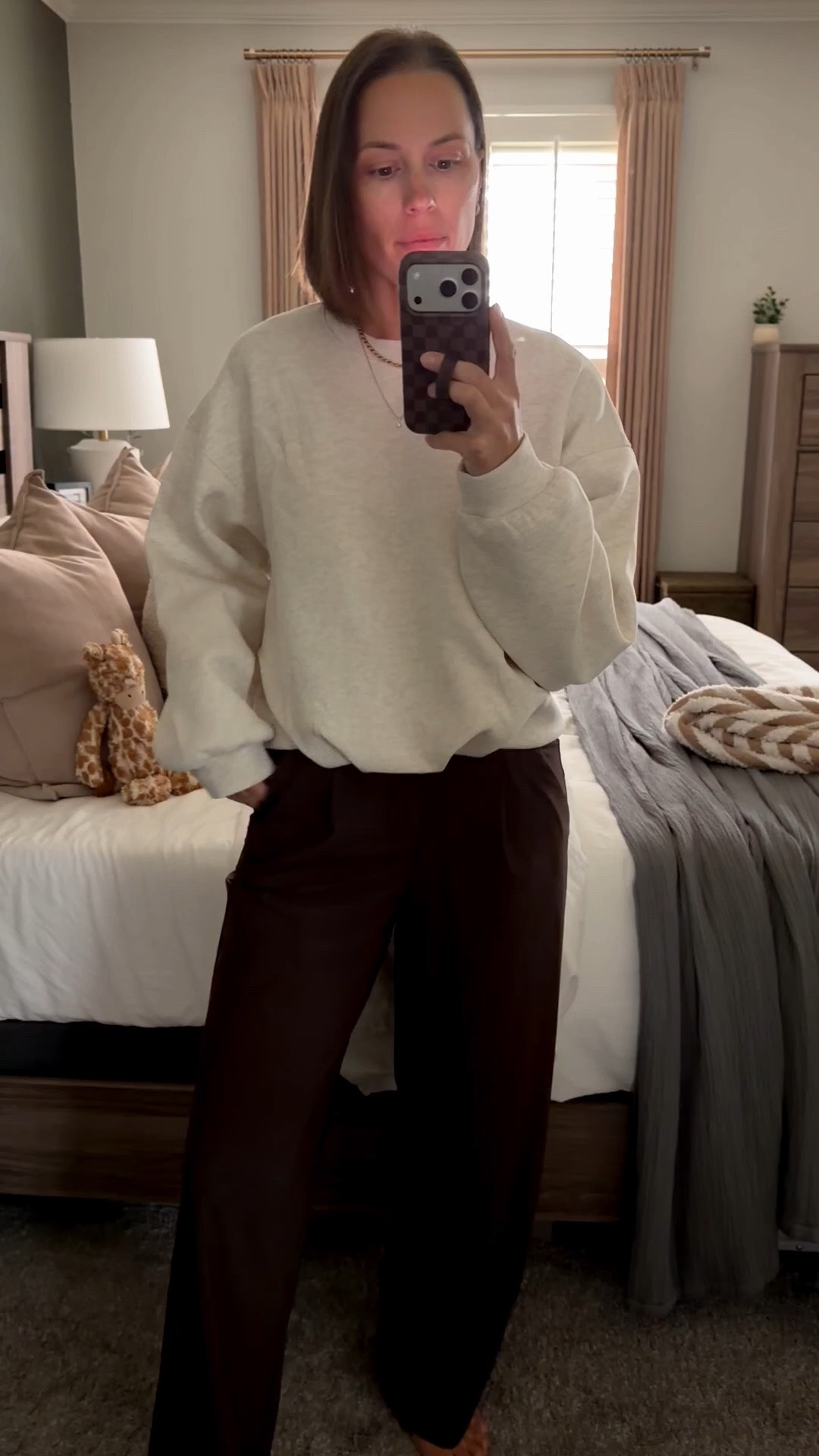 Grabbed these two new pieces from Old Navy and they are SO good! They are both from their rebranded activewear line “sport”. These pants look like workwear but are so comfortable and this adorable bubble hem sweatshirt would be so cute with leggings, too! Both come in multiple colors. 

Wearing S in the sweatshirt and XS regular in the pants.

#LTKootd #LTKmomlife #LTKActive