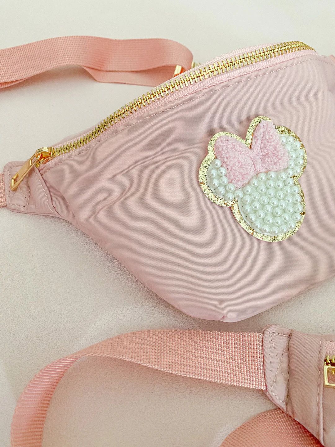 Minnie Fanny Pack Bum Bag | Pearl Travel Waist Bag | Disney Bum Bag | Pearl Minnie Fanny Pack | Etsy (US)