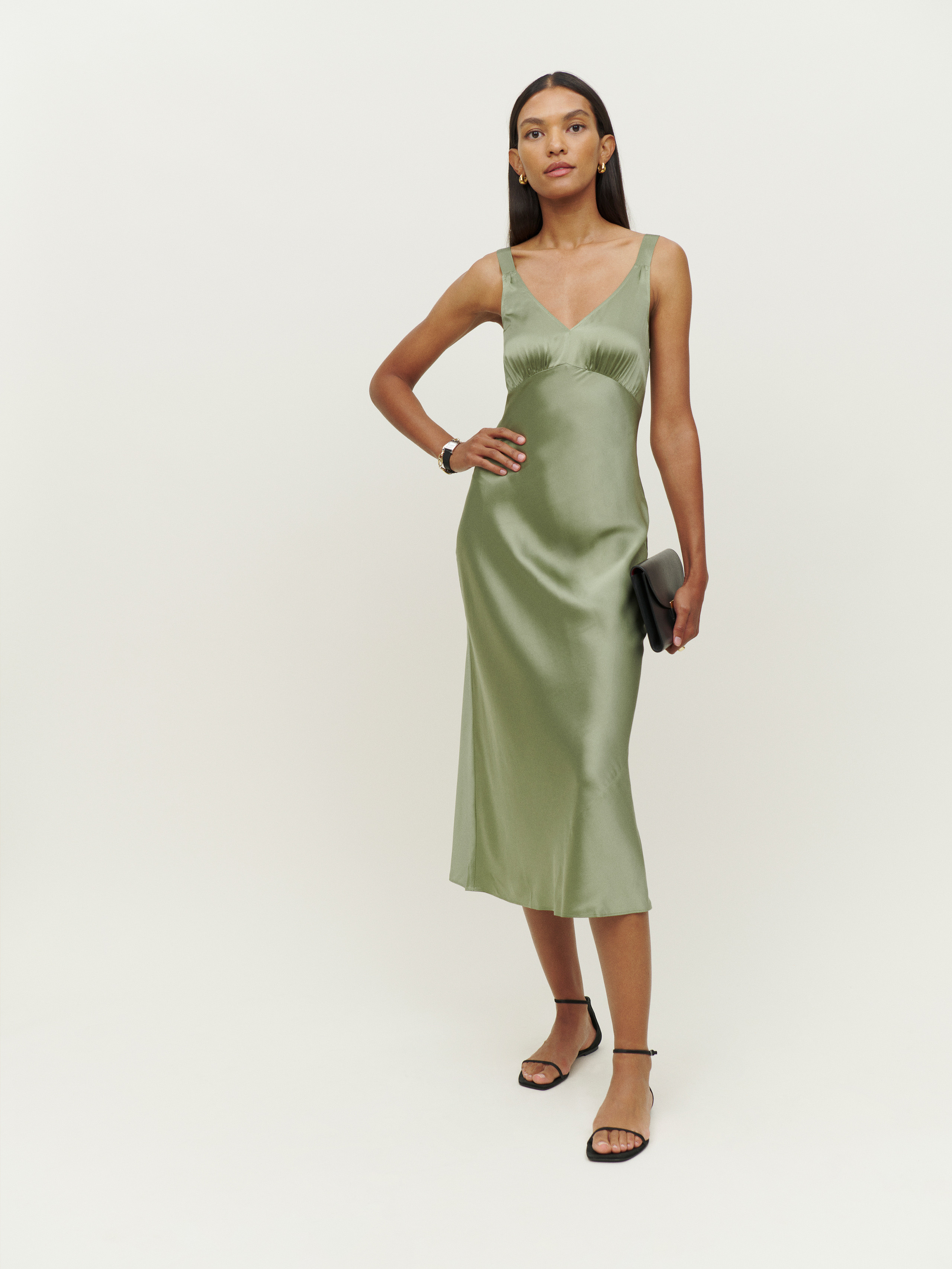 Daytona Silk Dress | Reformation (Global)