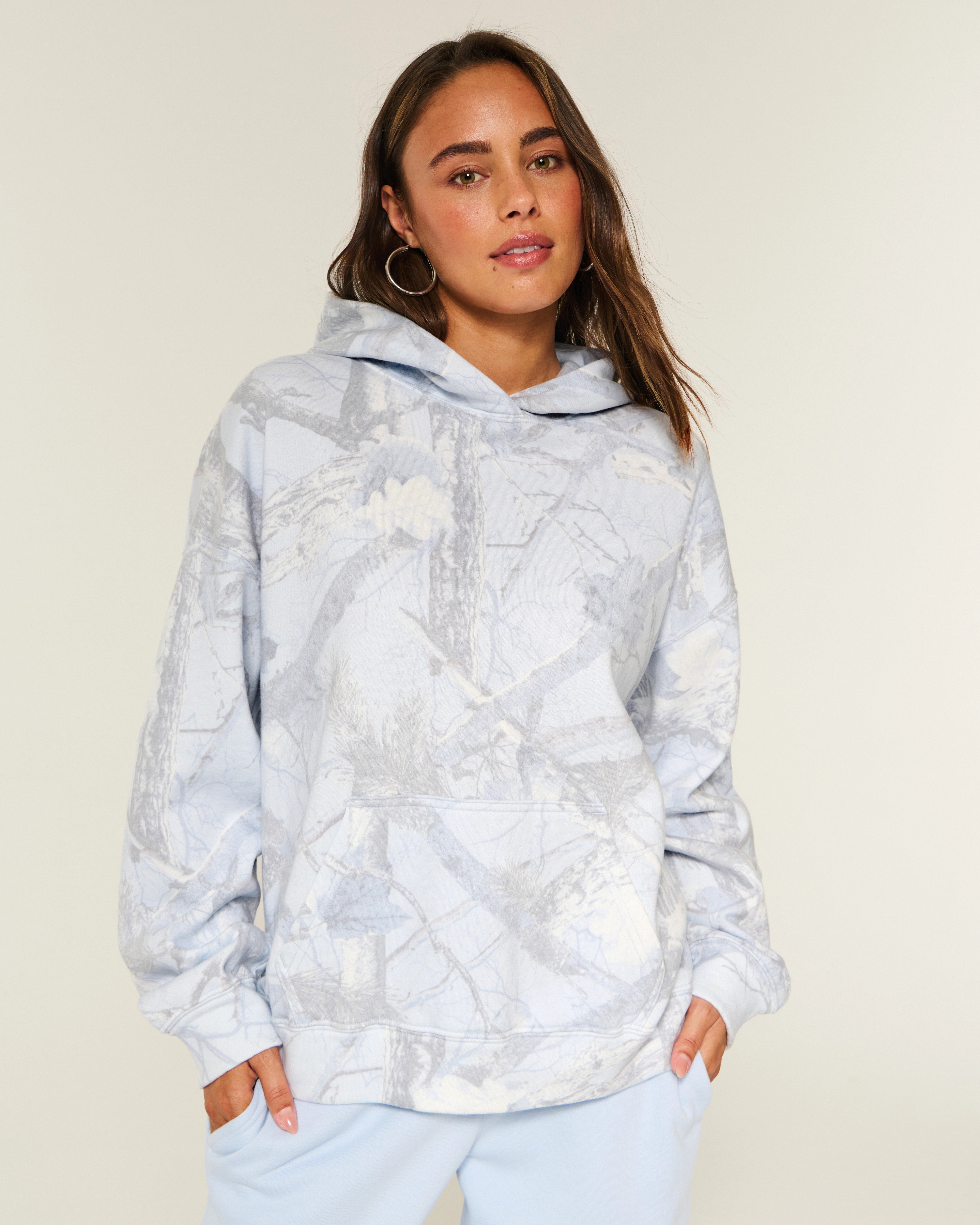 Oversized Camo Hoodie | Hollister (US)