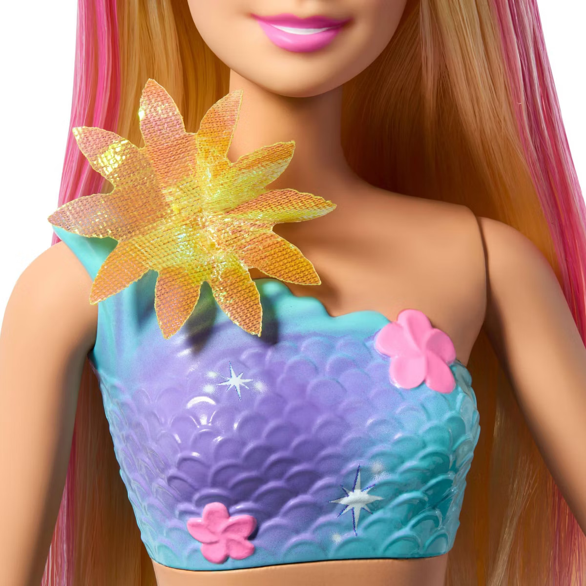 Barbie Flower Magic Mermaid Toy Doll with Surprise Blooming Flowers Feature, Long Blonde Hair wit... | Target