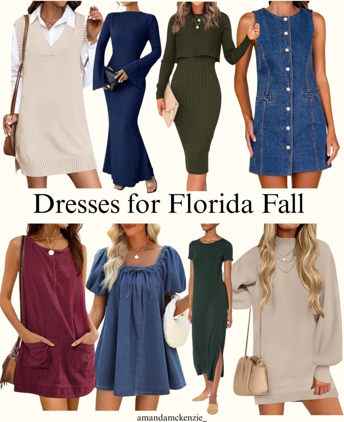 Dresses for Florida fall - denim burgundy , green fall dress , neutral style timeless style 

#LTKStyleTip #LTKFindsUnder100 #LTKFindsUnder50