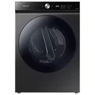 Samsung Bespoke 7.6 cu. ft. Ultra-Capacity Vented Smart Electric Dryer in Brushed Black with Supe... | The Home Depot