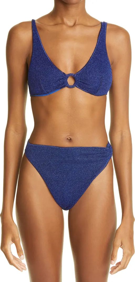 Oséree Lumière Ring Sporty '90s Two-Piece Swimsuit | Nordstrom | Nordstrom
