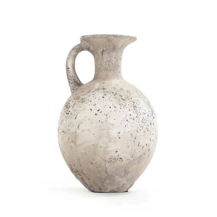 Domagala White 14'' Terracotta Jar | Wayfair North America