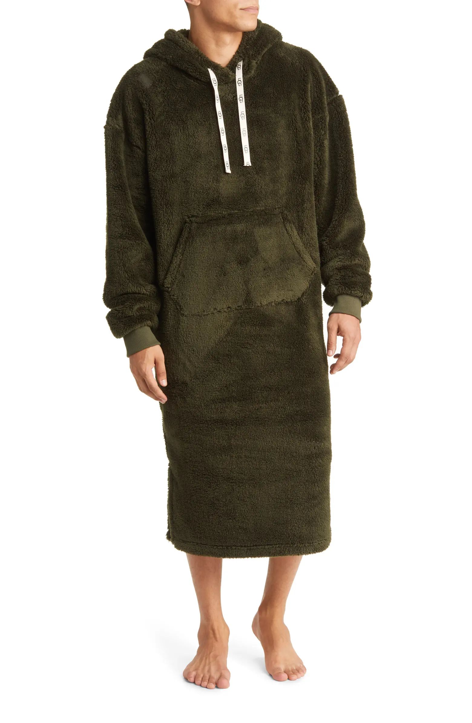 UGG® Men's Winston Fleece Pullover Hoodie Robe | Nordstrom | Nordstrom
