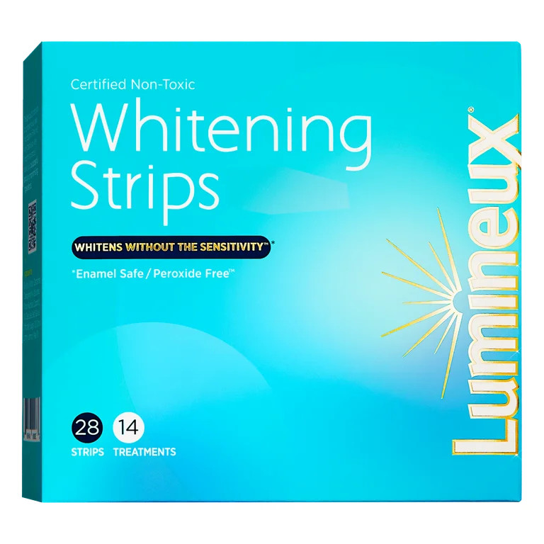 Lumineux Enamel-Safe & Peroxide-Free Teeth Whitening Strips, Dentist Formulated, 14-Pack | Walmart (US)